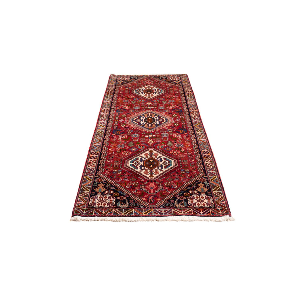Runner Perser Rug - Nomadic - 248 x 83 cm - red