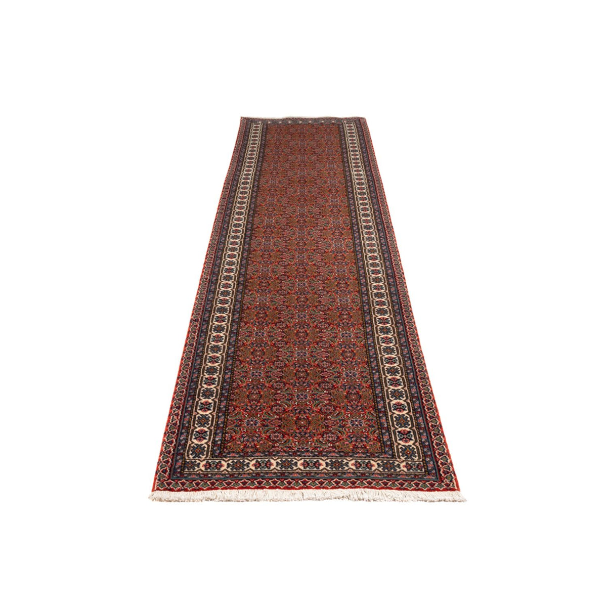 Runner Perser Rug - Tabriz - 330 x 70 cm - red
