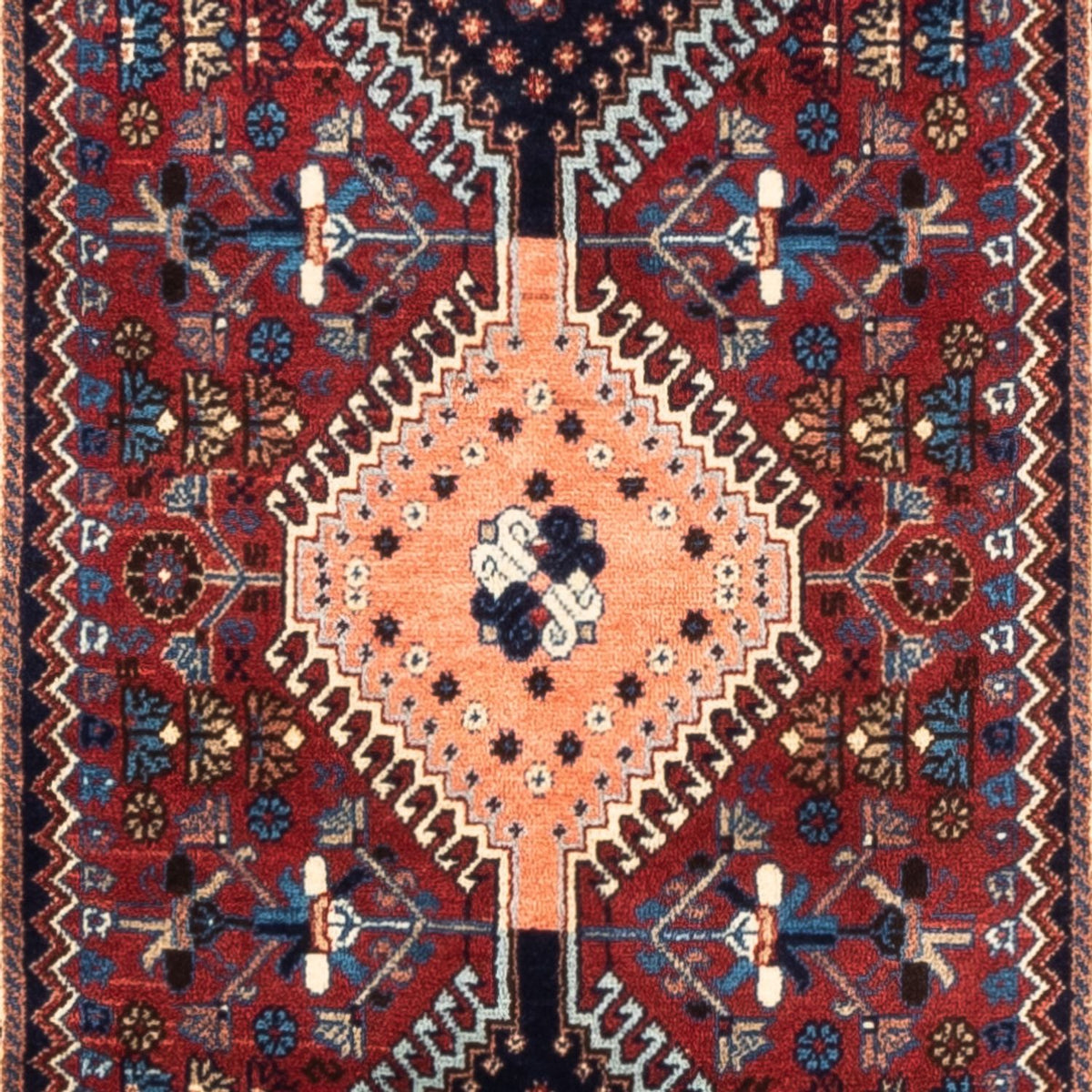 Runner Perser Rug - Nomadic - 294 x 87 cm - red