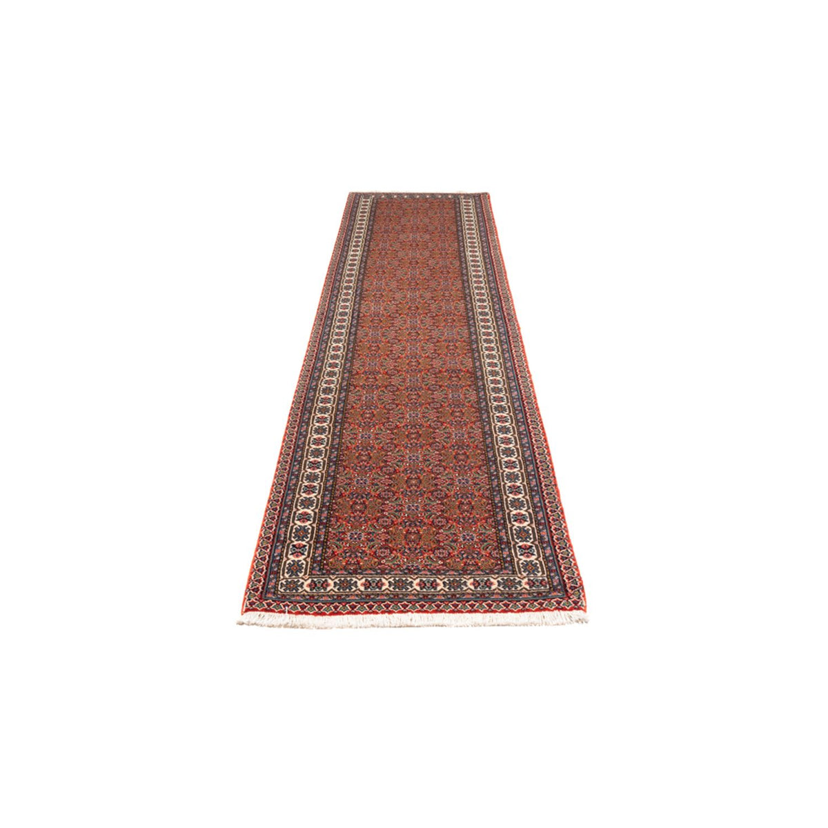 Runner Perser Rug - Tabriz - 330 x 70 cm - red