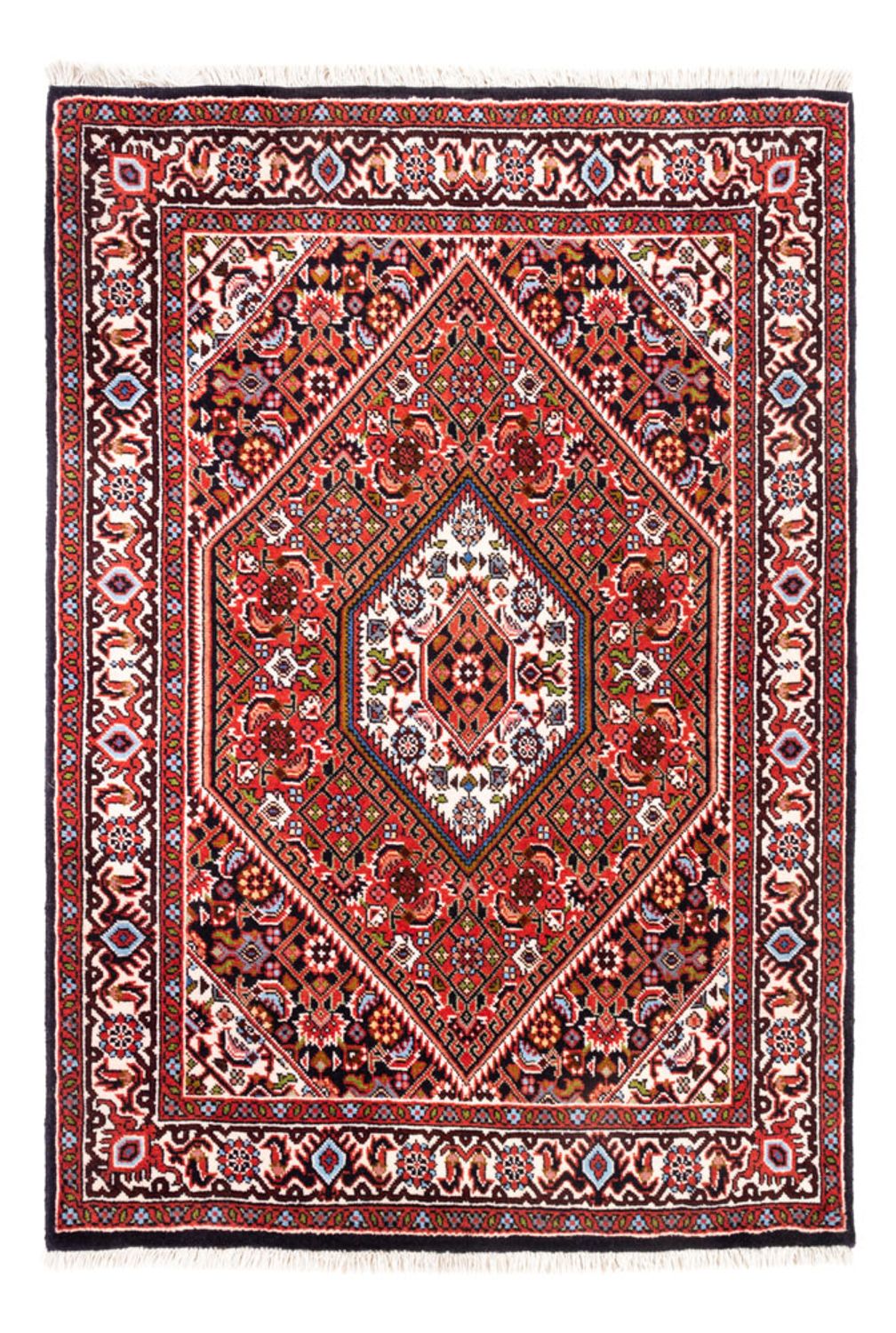 Perser Rug - Bidjar - 104 x 74 cm - red