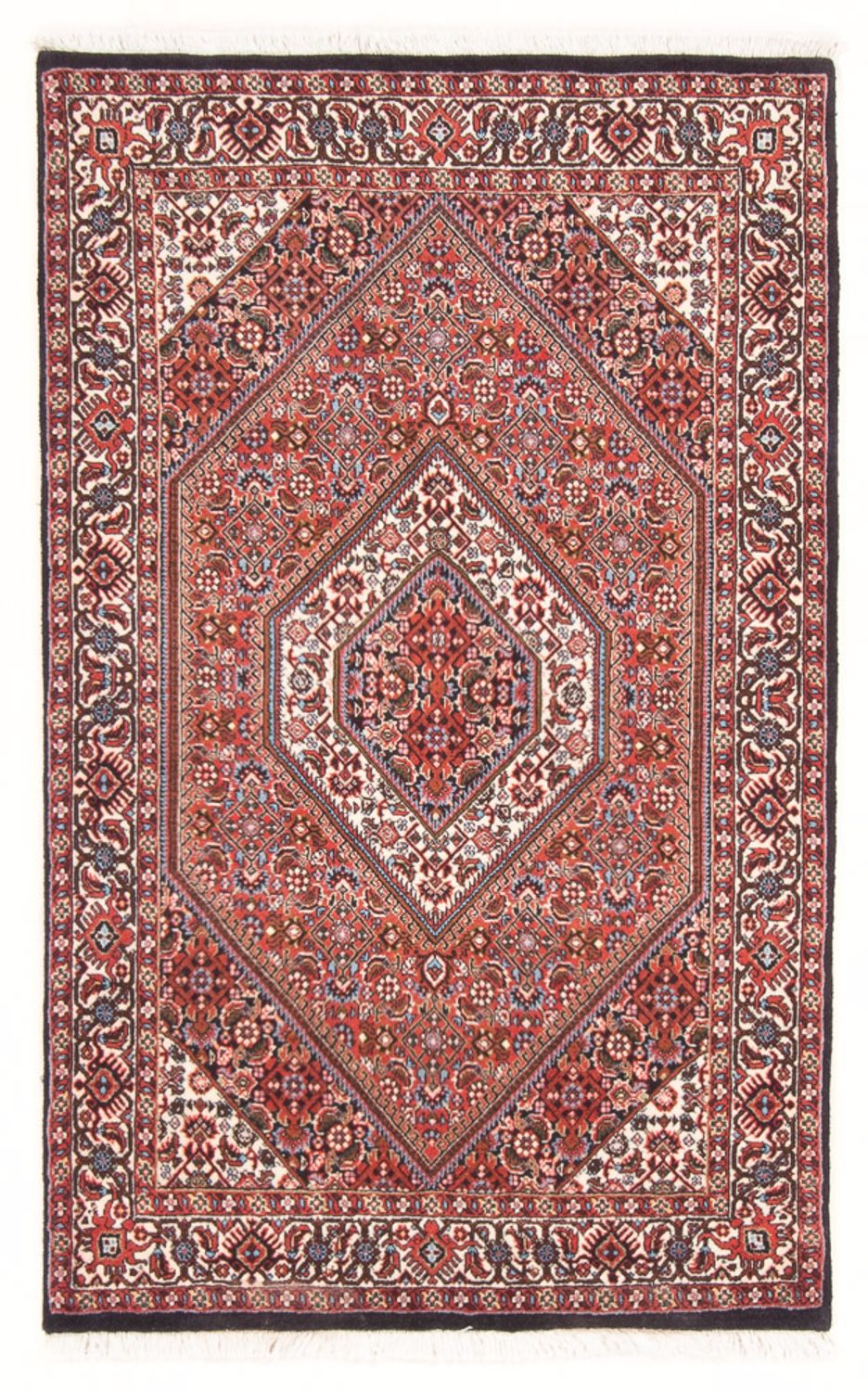 Perser Rug - Bidjar - 134 x 88 cm - red