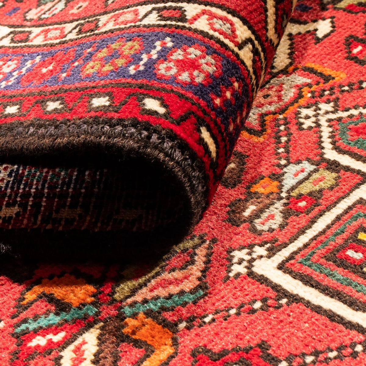 Runner Perser Rug - Nomadic - 257 x 72 cm - red