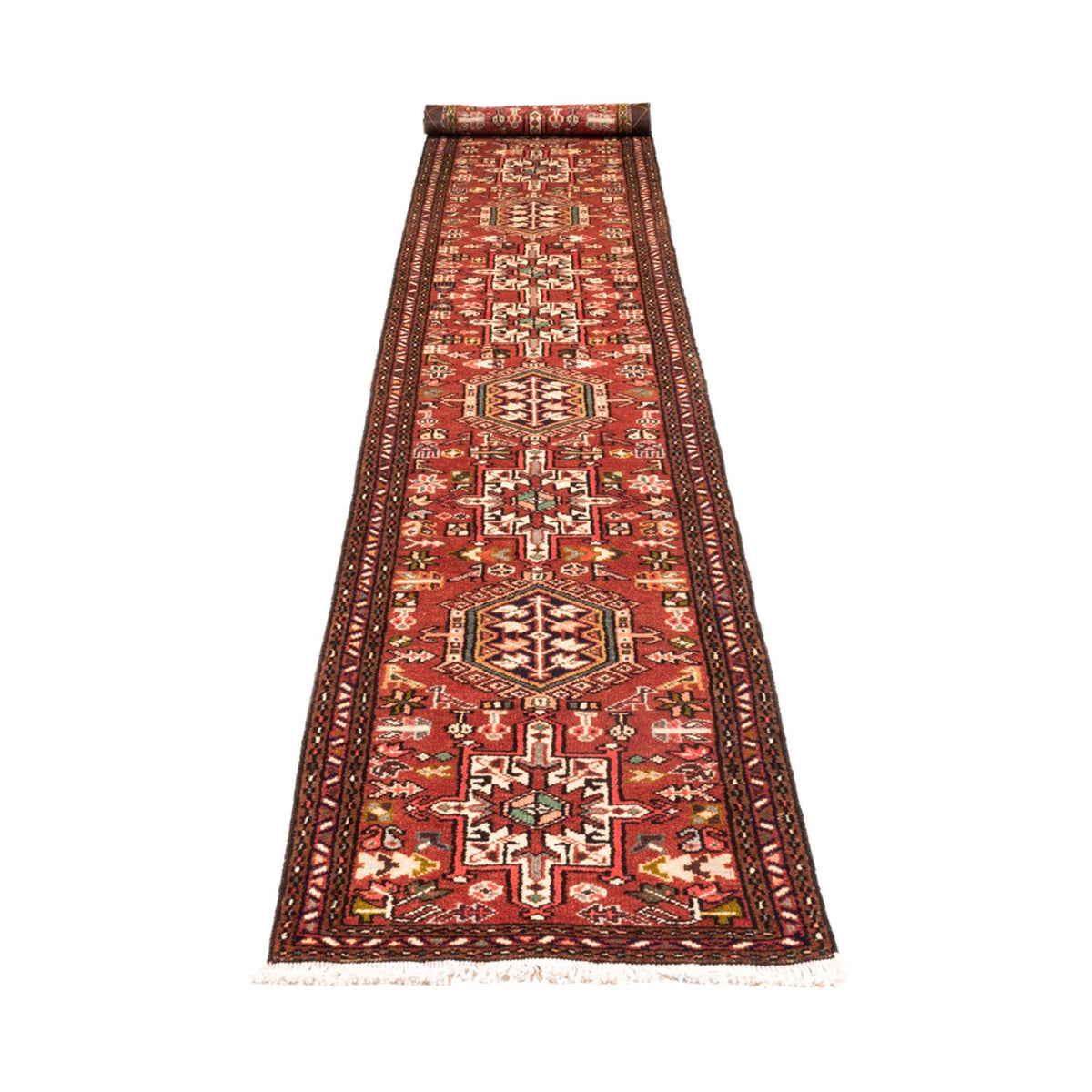 Runner Perser Rug - Nomadic - 393 x 62 cm - red