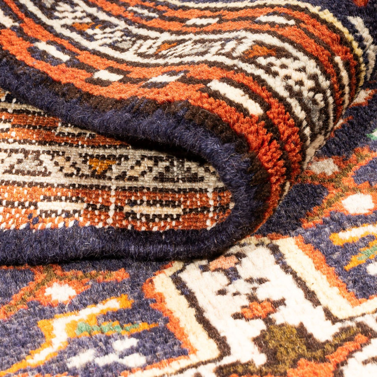 Perser Rug - Nomadic - 146 x 70 cm - dark blue