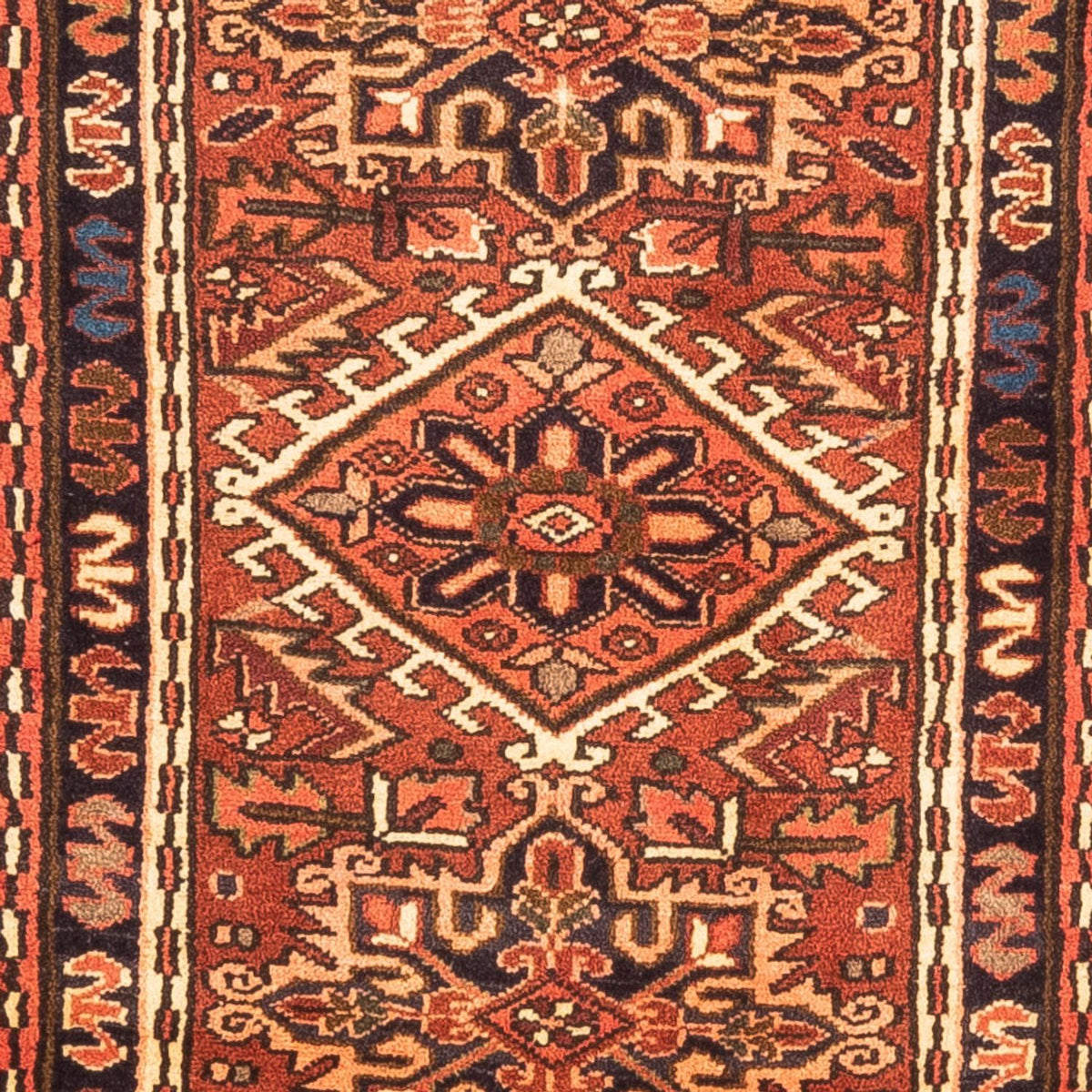 Runner Perser Rug - Nomadic - 195 x 64 cm - red