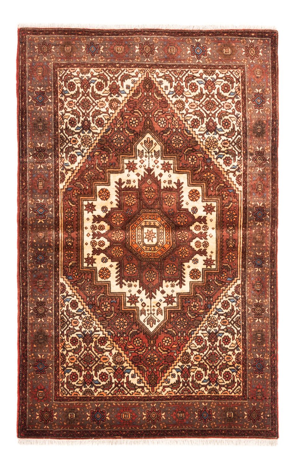Perser Rug - Keshan - 148 x 100 cm - dark beige