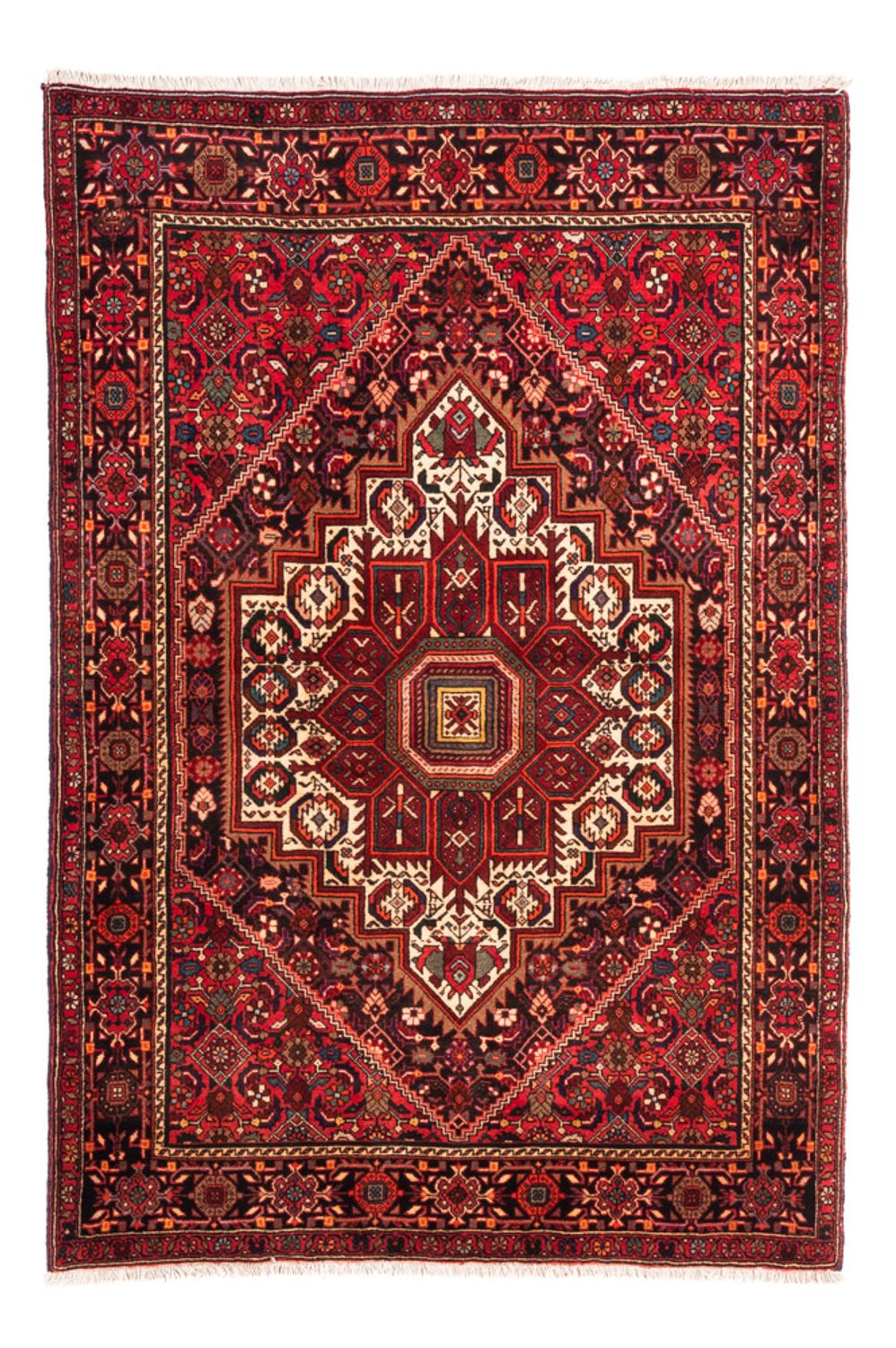 Gabbeh Rug - Loribaft Perser - 157 x 100 cm - red