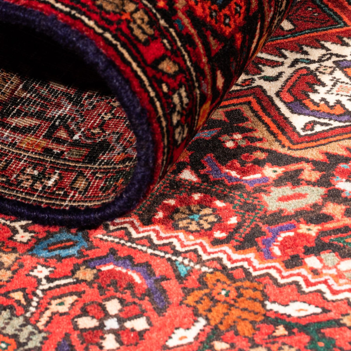 Gabbeh Rug - Loribaft Perser - 157 x 100 cm - red