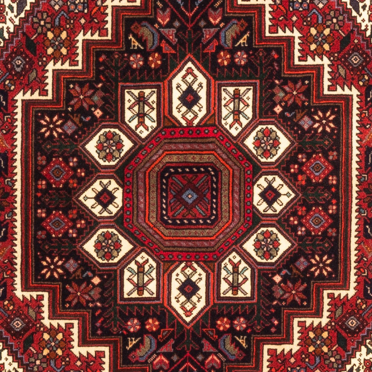 Perser Rug - Nomadic - 153 x 103 cm - cream