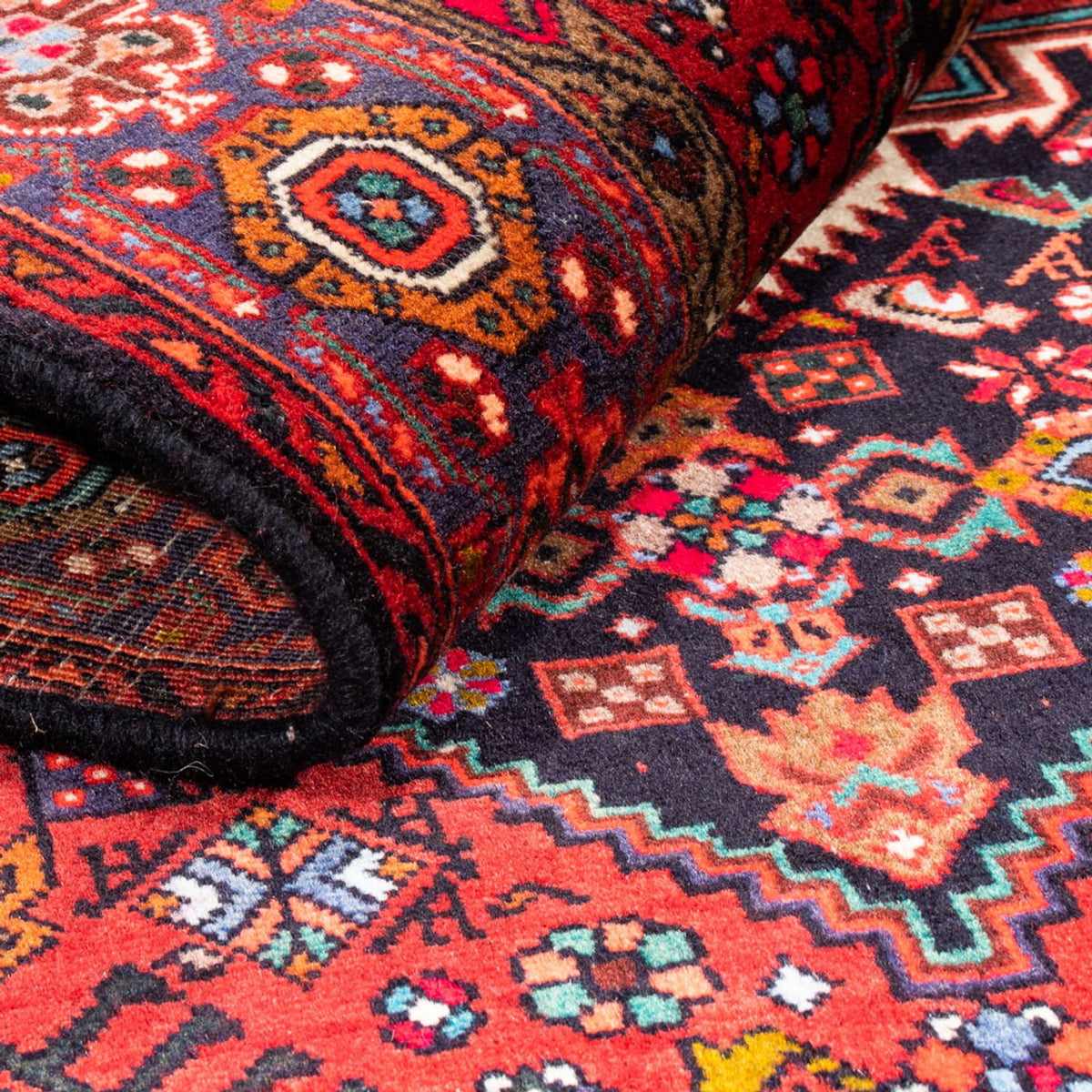 Perser Rug - Nomadic - 159 x 110 cm - red