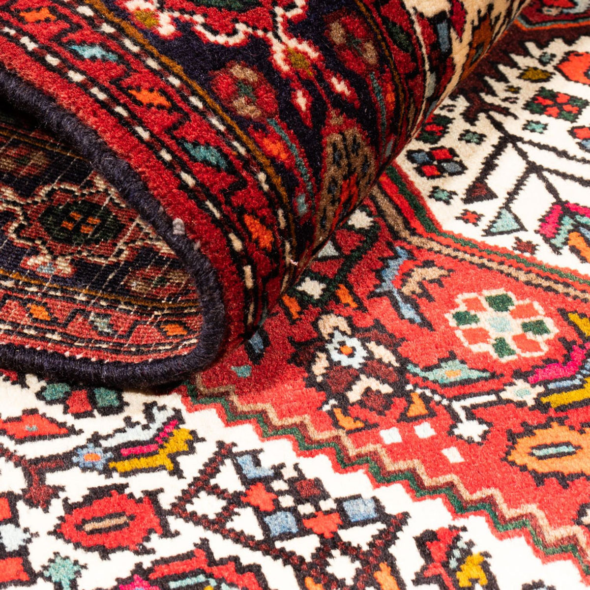 Perser Rug - Nomadic - 156 x 108 cm - red