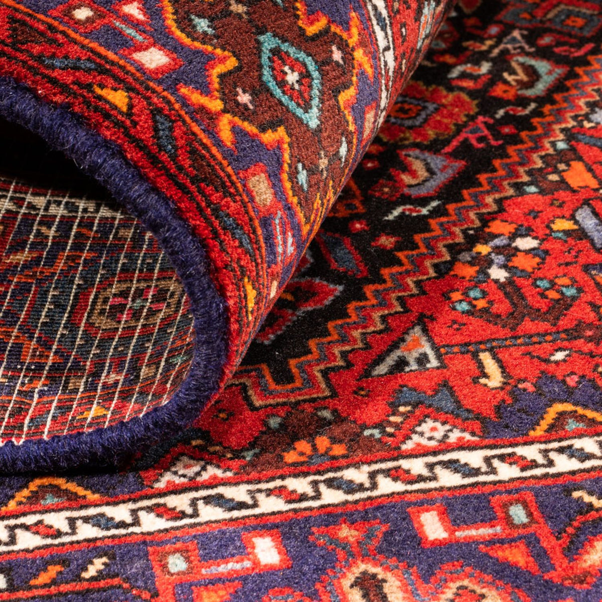 Perser Rug - Nomadic - 150 x 101 cm - red