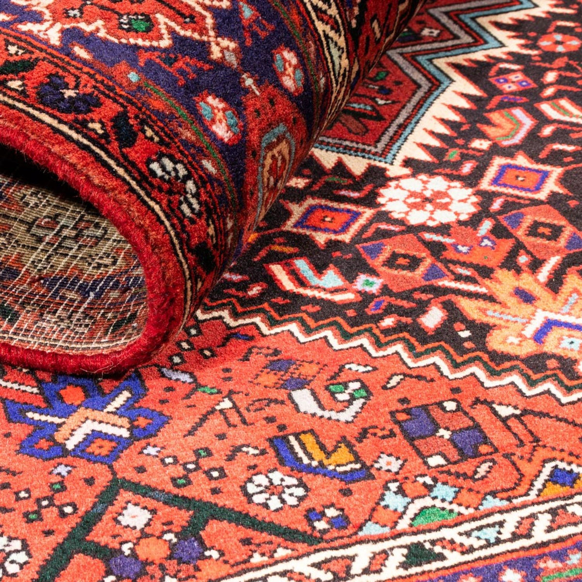 Perser Rug - Nomadic - 152 x 100 cm - red