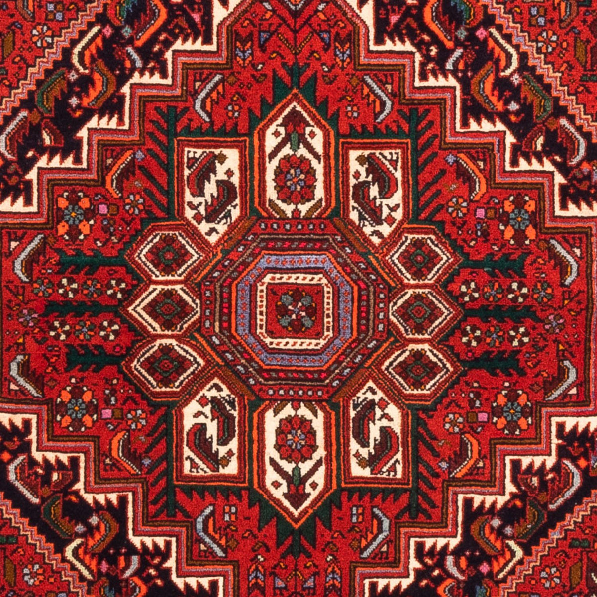 Perser Rug - Nomadic - 143 x 104 cm - red