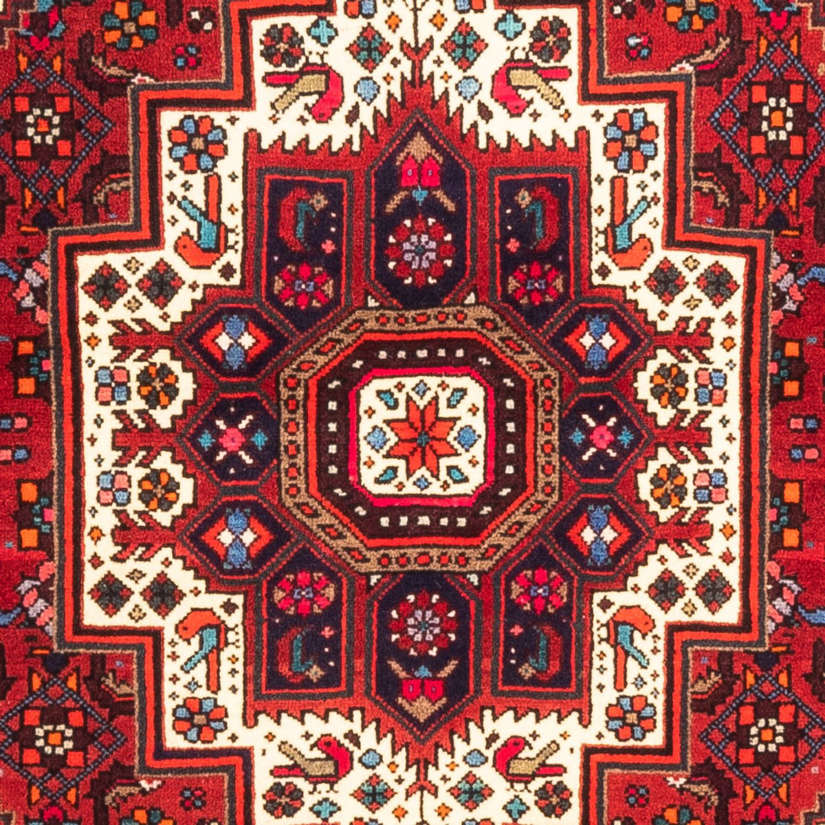Perser Rug - Nomadic - 148 x 100 cm - red