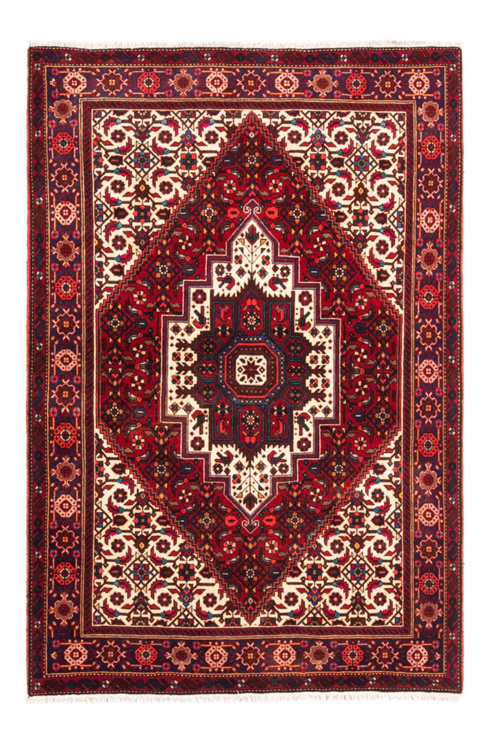 Perser Rug - Nomadic - 146 x 102 cm - red