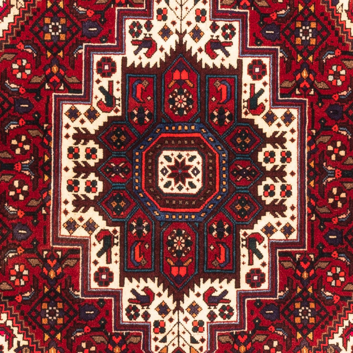 Perser Rug - Nomadic - 146 x 102 cm - red