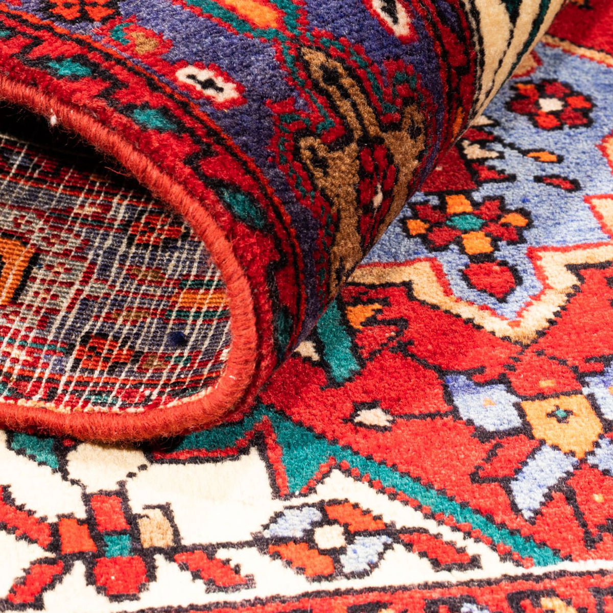 Perser Rug - Nomadic - 148 x 107 cm - red