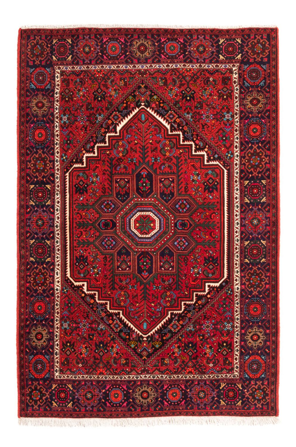 Perser Rug - Nomadic - 150 x 102 cm - red