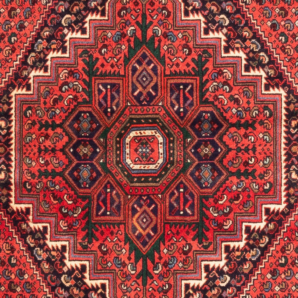 Perser Rug - Nomadic - 148 x 100 cm - red