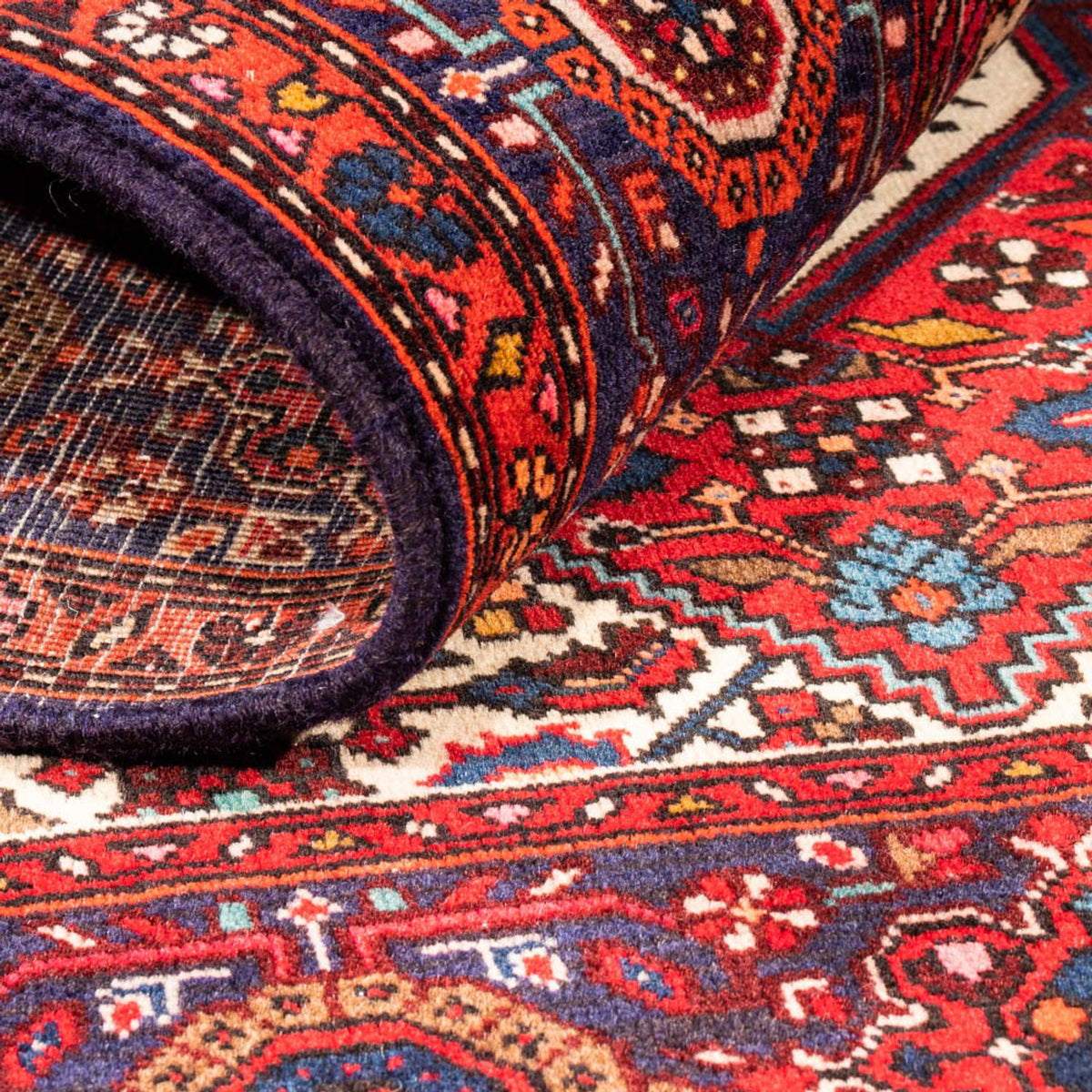 Perser Rug - Nomadic - 142 x 102 cm - red