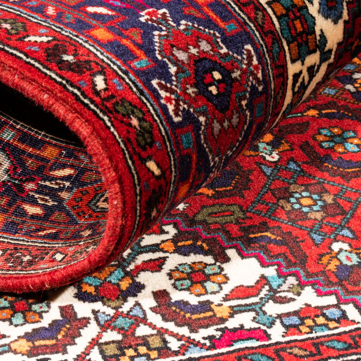 Perser Rug - Nomadic - 155 x 100 cm - red