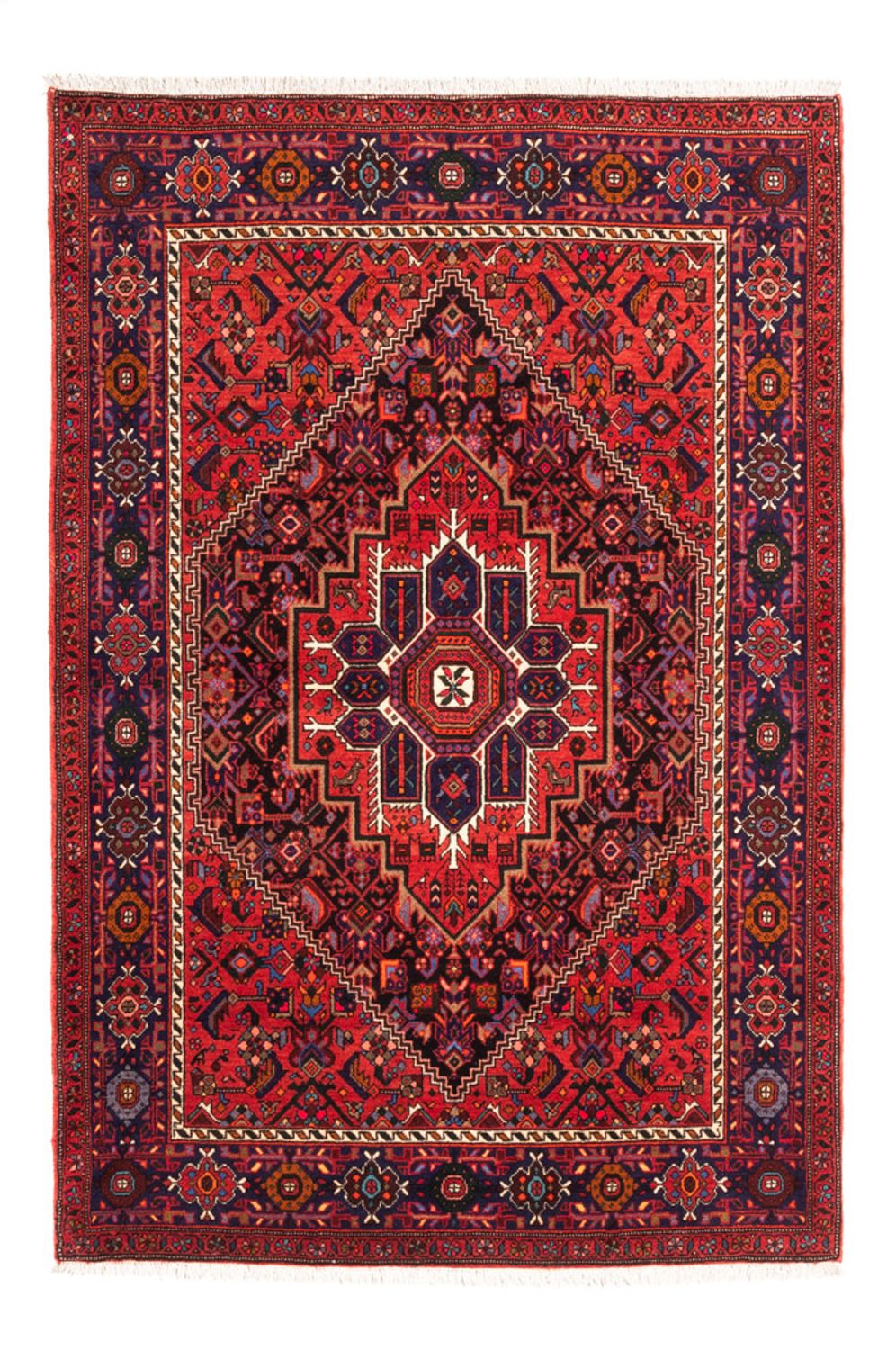 Perser Rug - Nomadic - 148 x 102 cm - red