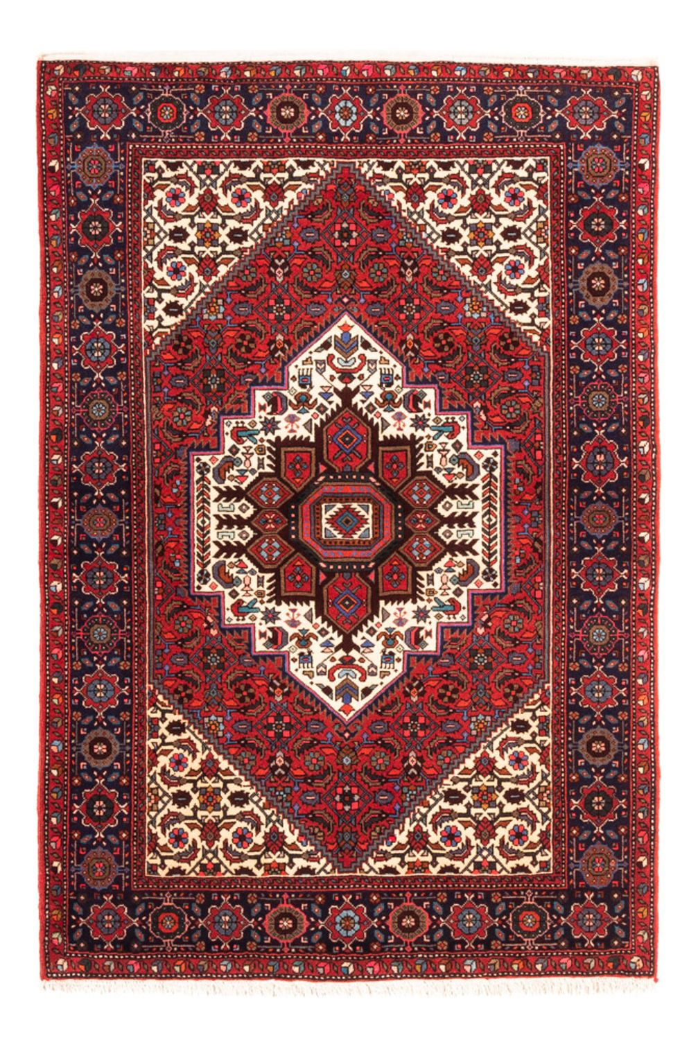 Perser Rug - Nomadic - 147 x 100 cm - red