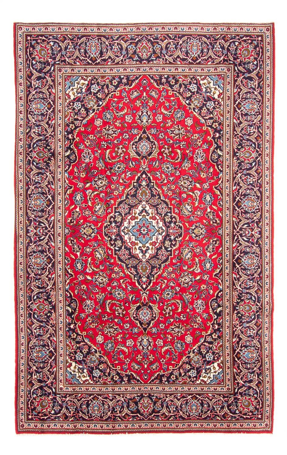 Perser Rug - Keshan - 292 x 194 cm - red