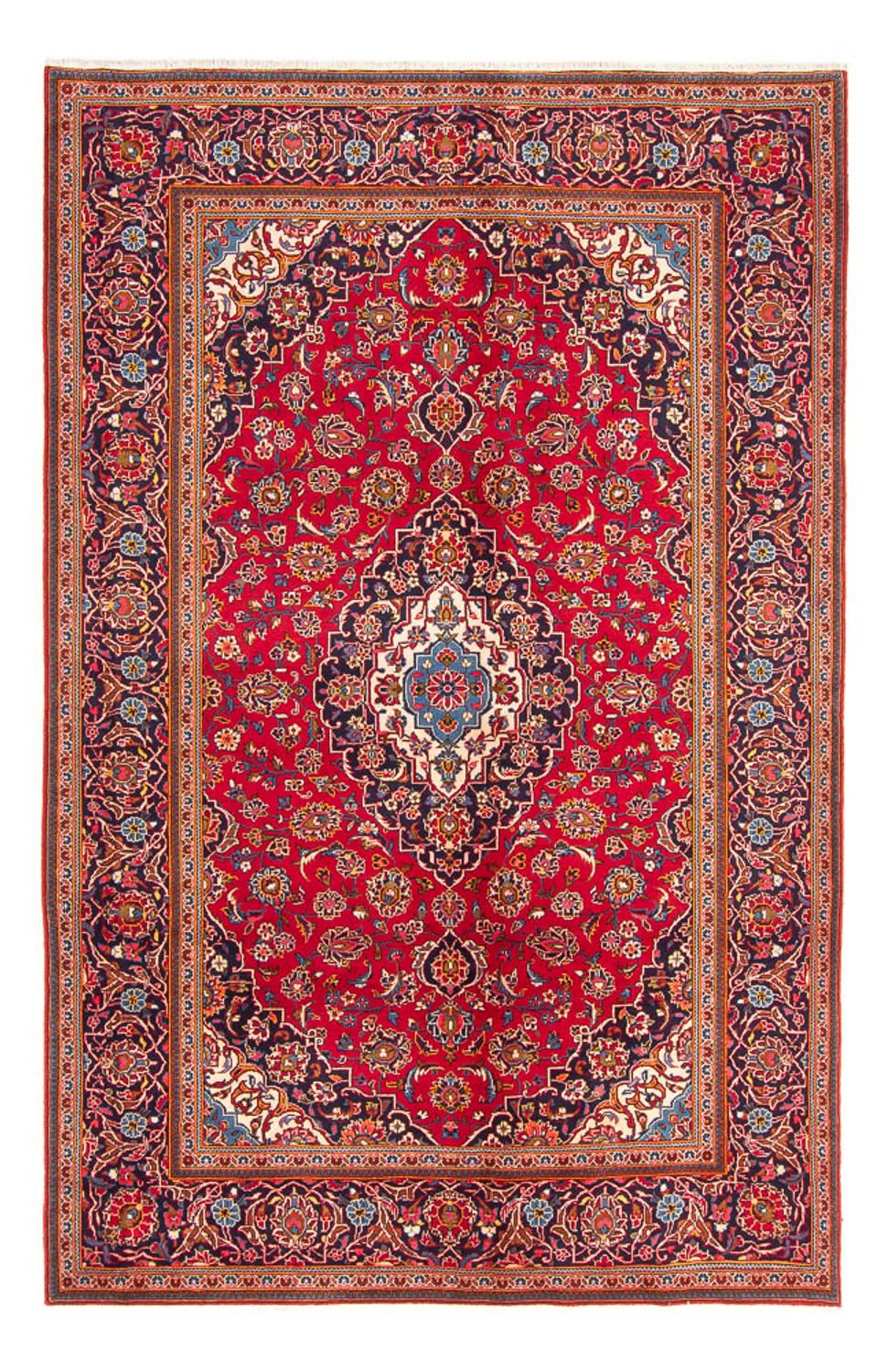 Perser Rug - Keshan - 296 x 195 cm - red