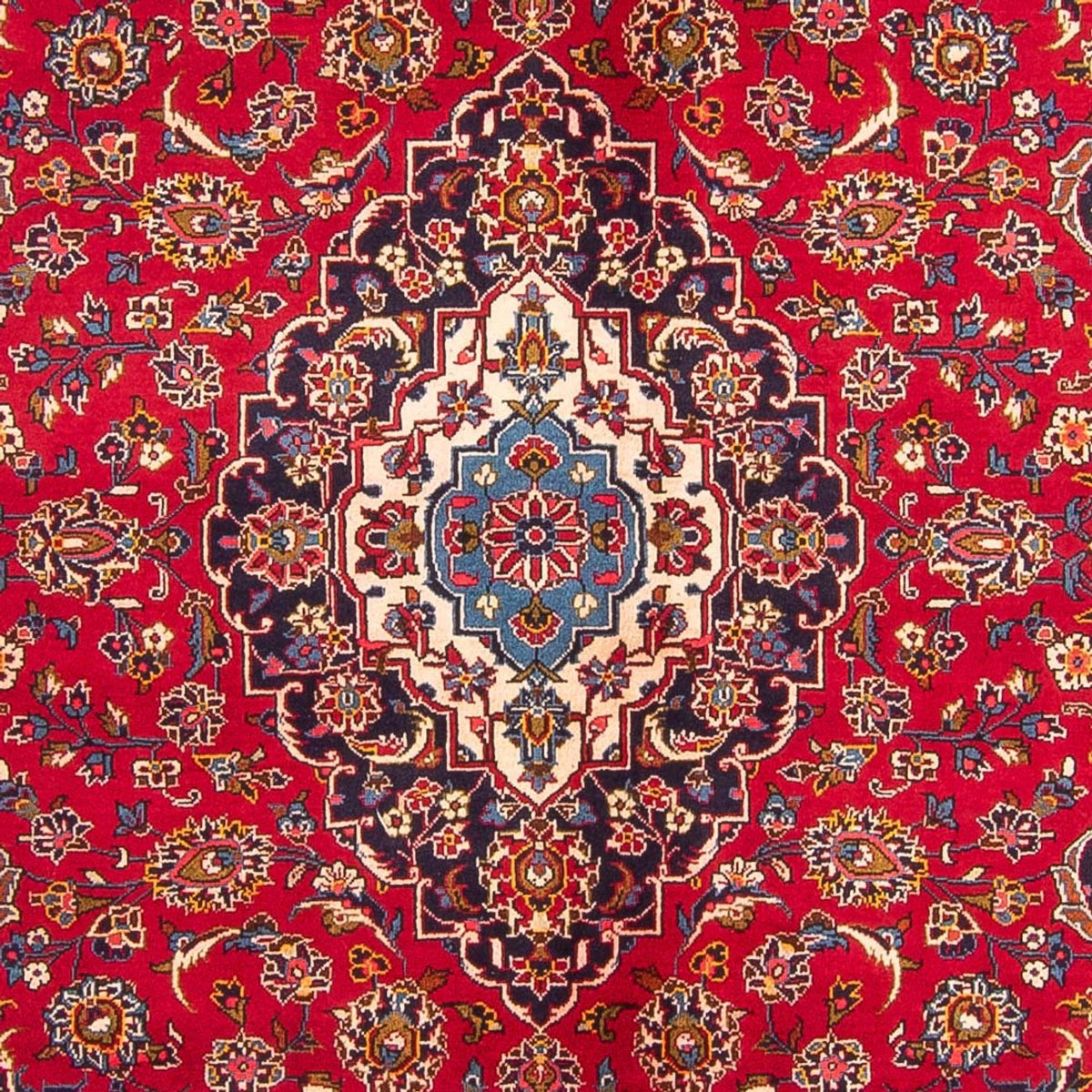Perser Rug - Keshan - 296 x 195 cm - red