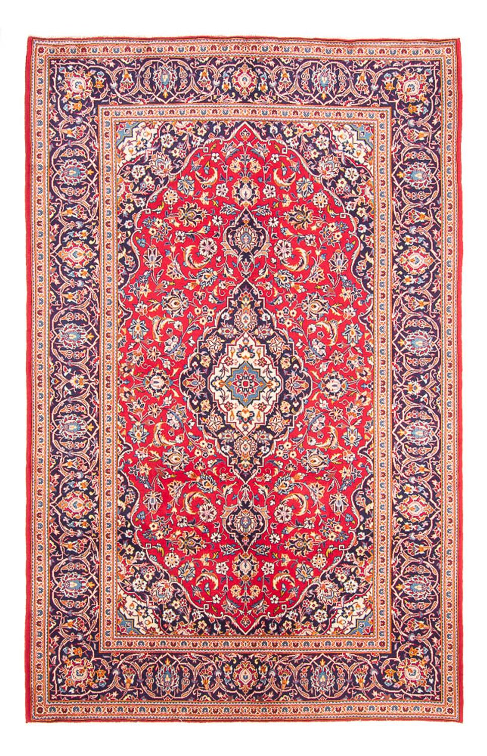 Perser Rug - Keshan - 294 x 200 cm - red