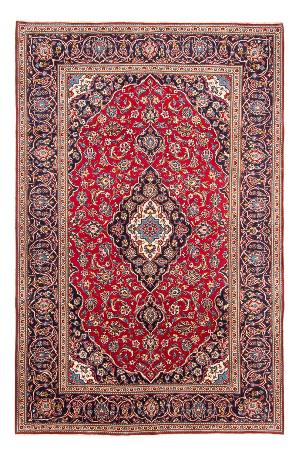 Perser Rug - Keshan - 295 x 200 cm - red