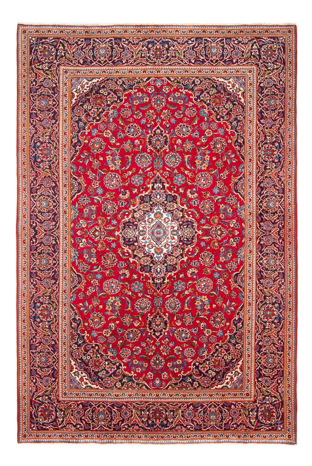 Perser Rug - Keshan - 300 x 197 cm - red
