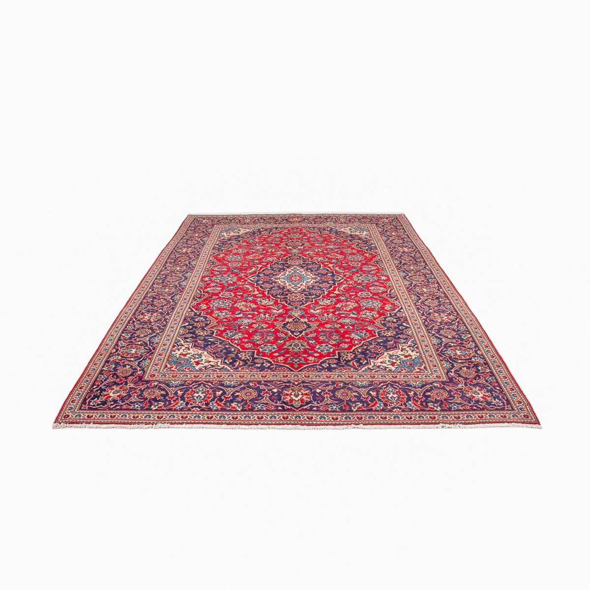 Perser Rug - Keshan - 297 x 200 cm - red