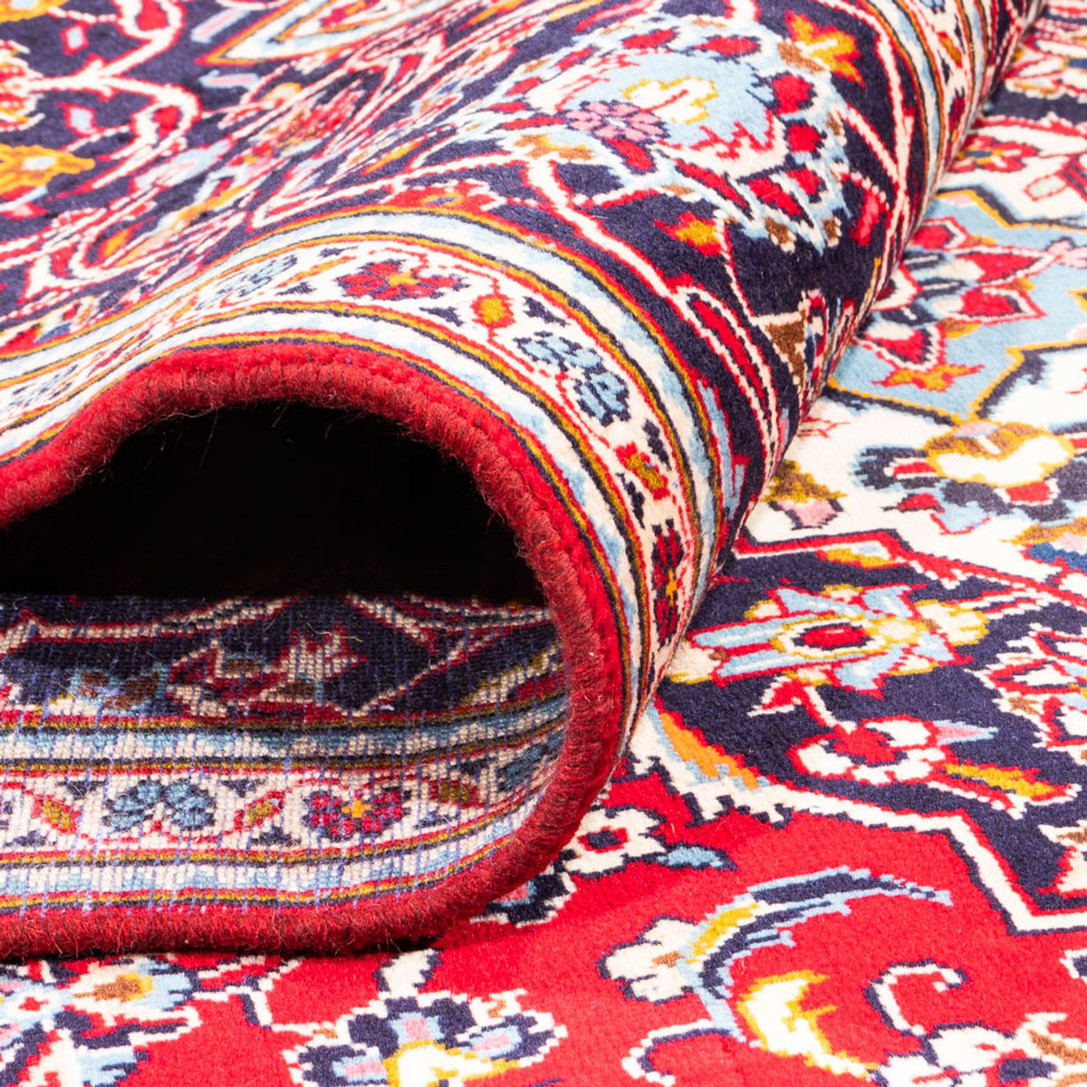 Perser Rug - Keshan - 294 x 202 cm - red