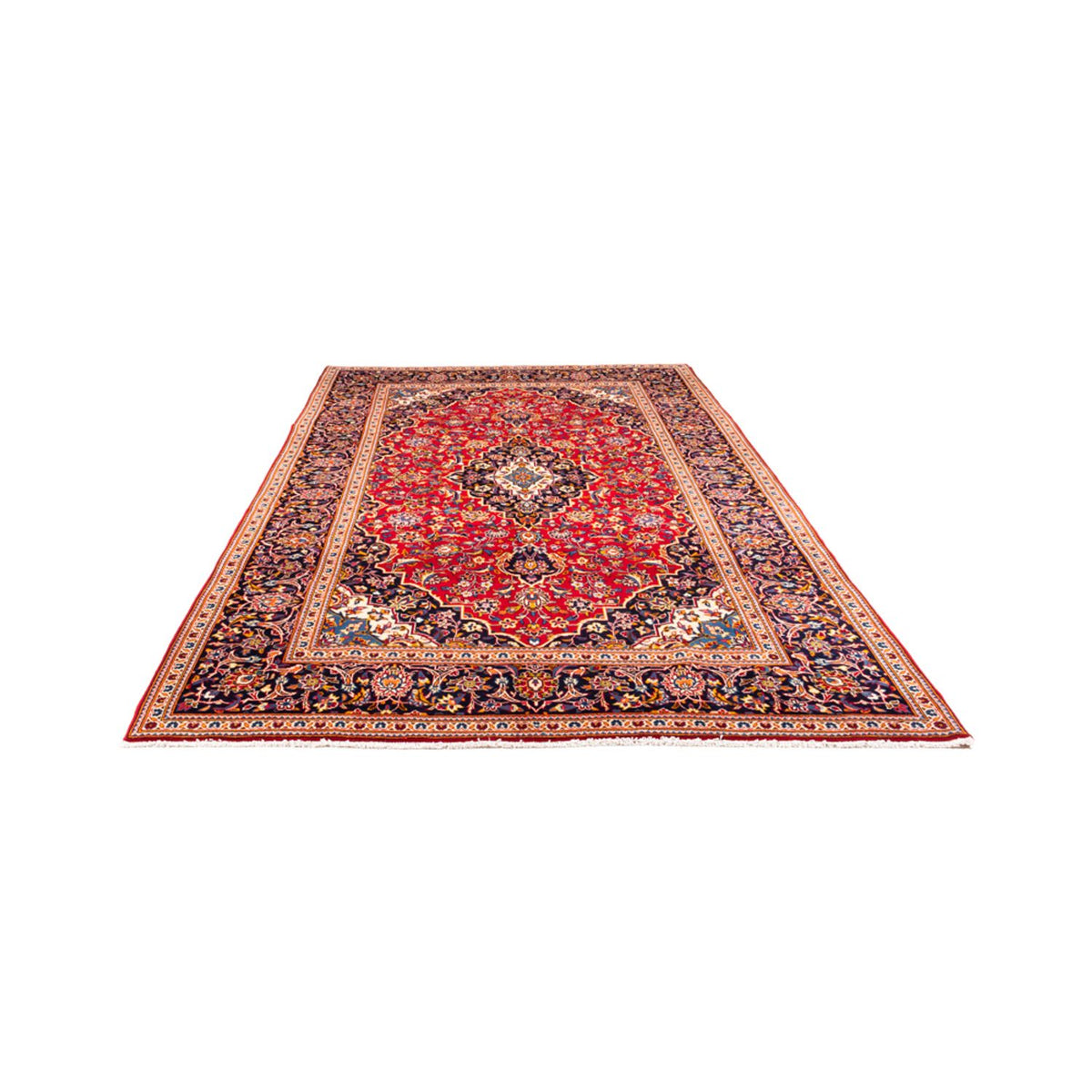 Perser Rug - Keshan - 310 x 193 cm - red