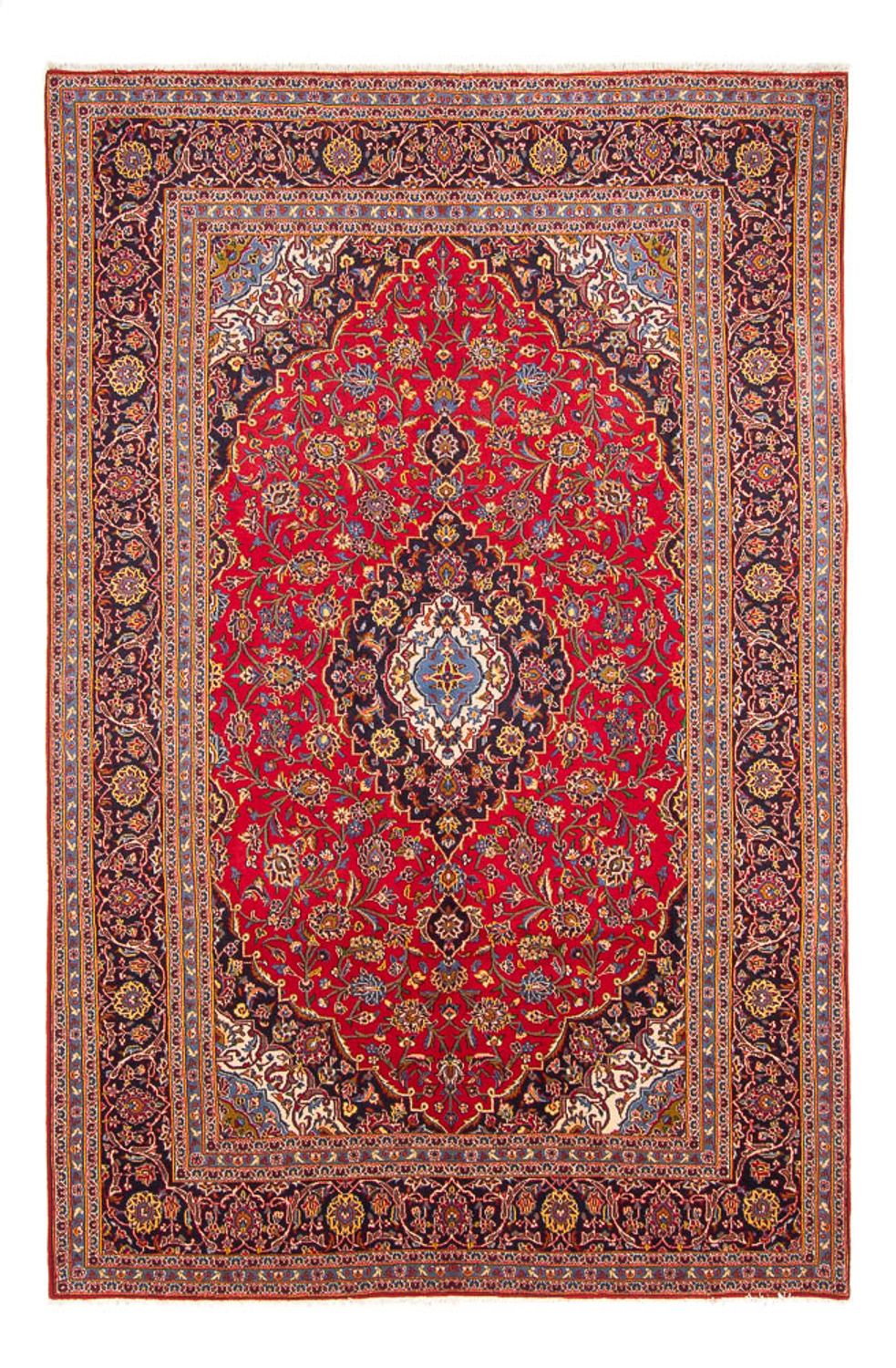 Perser Rug - Keshan - 296 x 203 cm - red