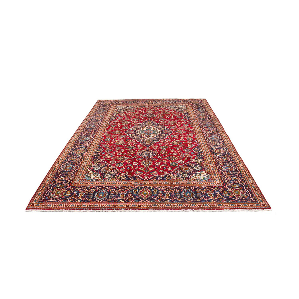 Perser Rug - Keshan - 307 x 198 cm - red