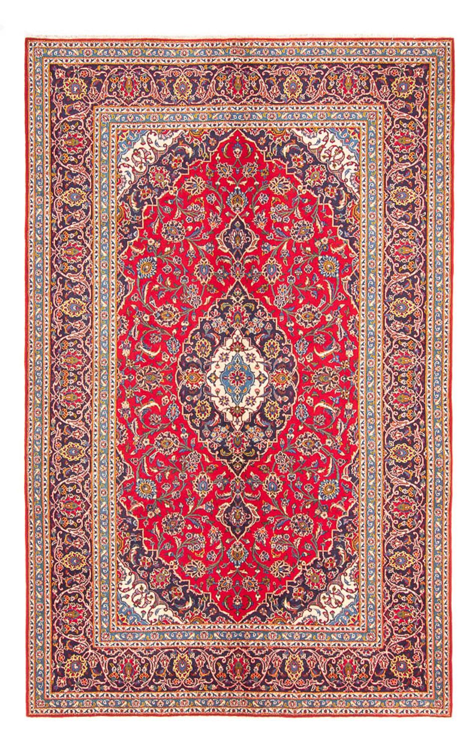 Perser Rug - Keshan - 302 x 205 cm - red