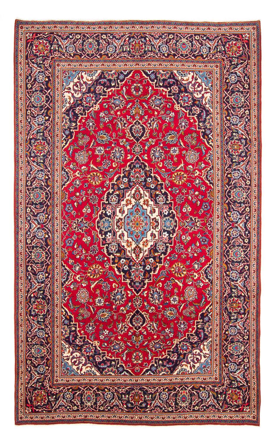 Perser Rug - Keshan - 300 x 208 cm - red