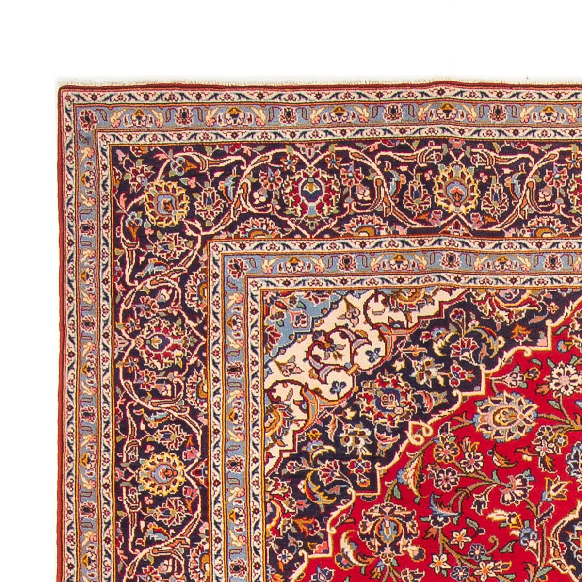 Kashan Rug 223x332cm - Persian Rugs - red