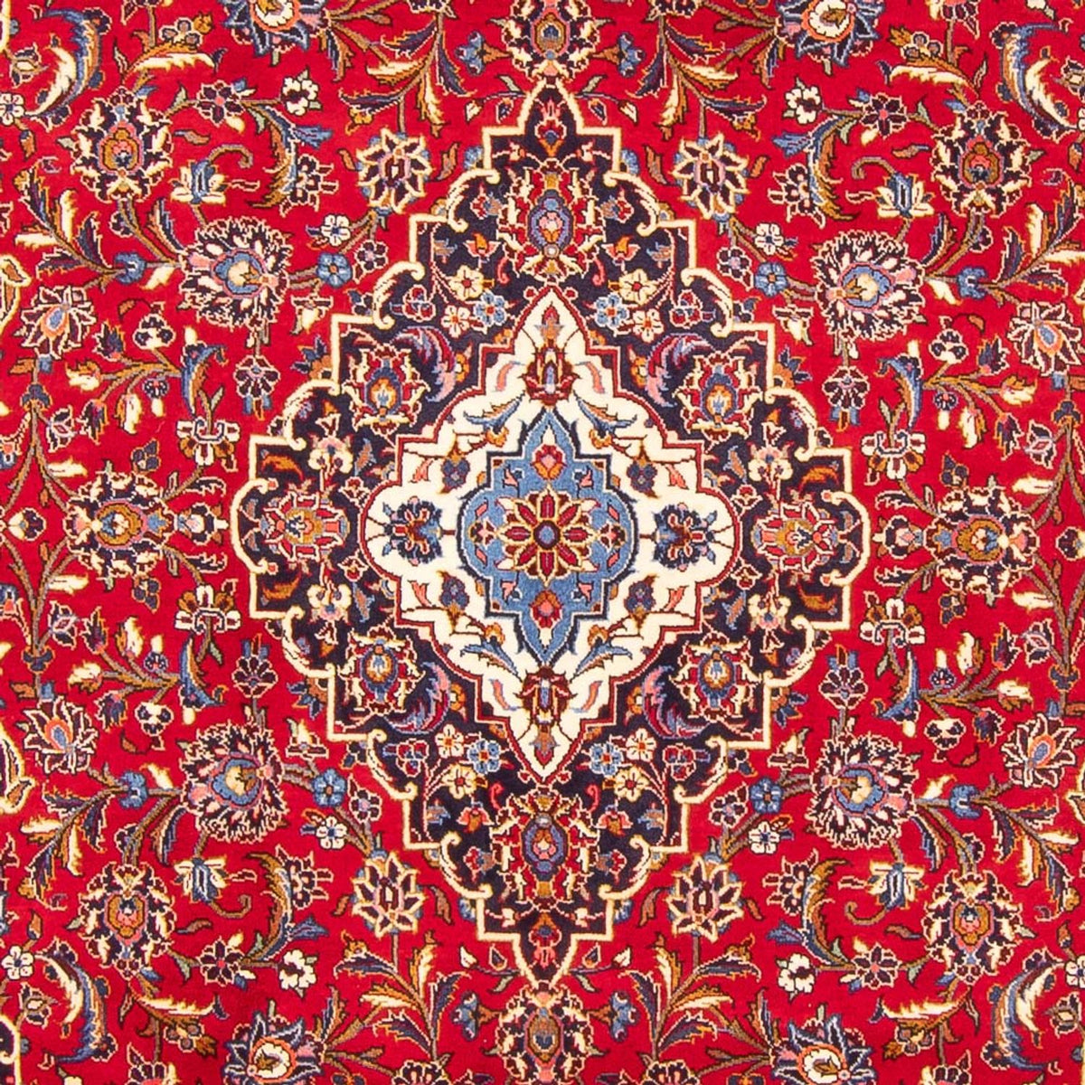 Perser Rug - Keshan - 340 x 220 cm - red