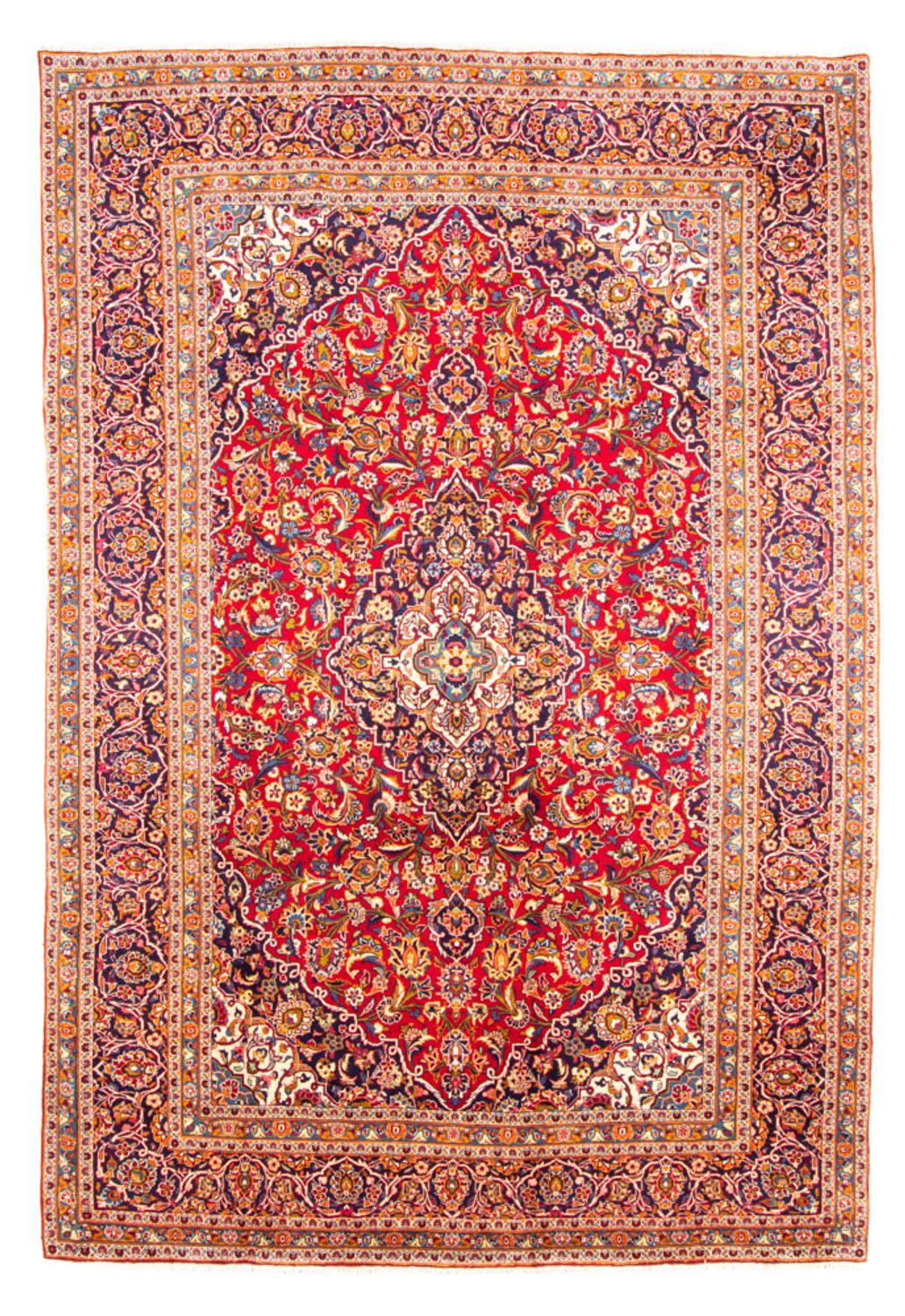 Perser Rug - Keshan - 345 x 237 cm - red