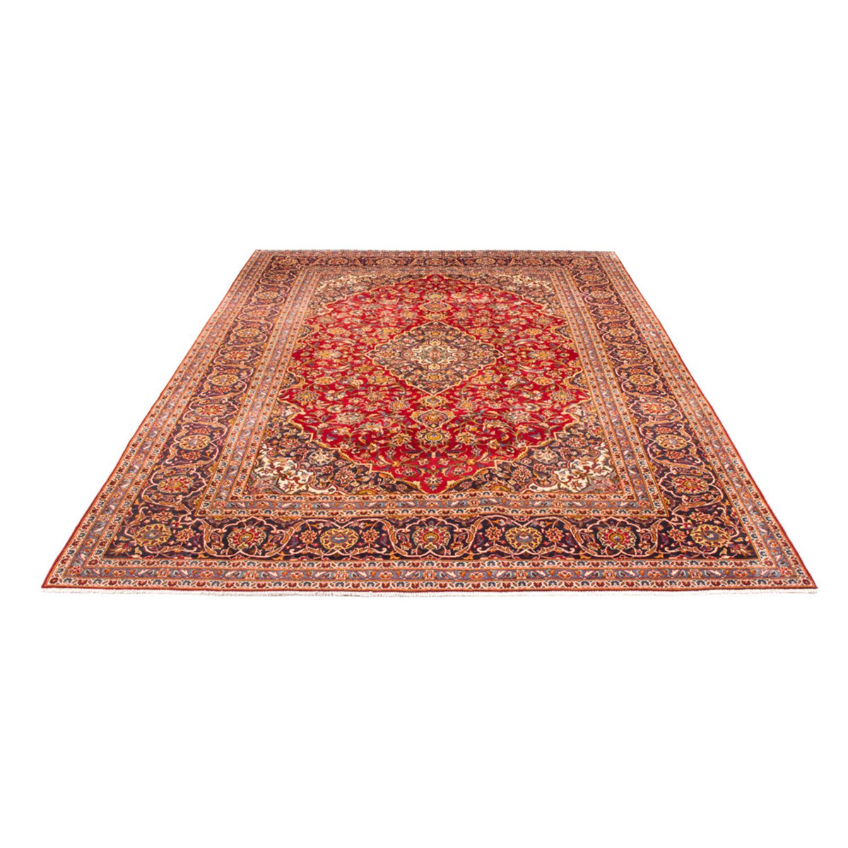 Perser Rug - Keshan - 344 x 243 cm - red