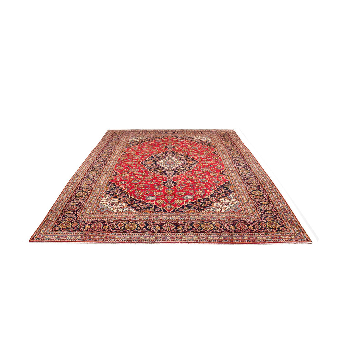 Perser Rug - Keshan - 345 x 244 cm - red