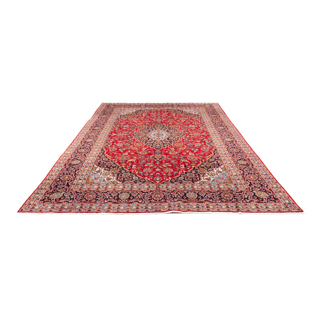 Perser Rug - Keshan - 350 x 243 cm - red