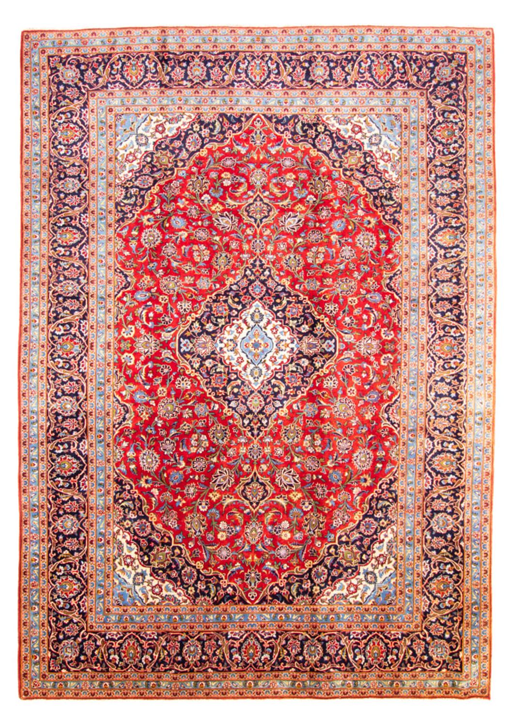 Perser Rug - Keshan - 350 x 248 cm - red