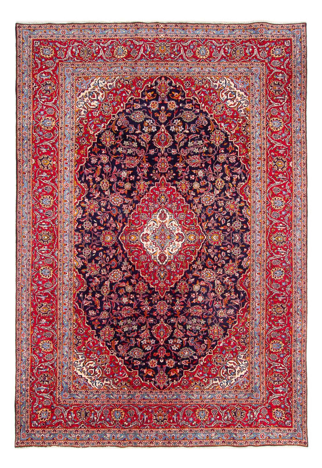 Perser Rug - Keshan - 353 x 246 cm - dark blue